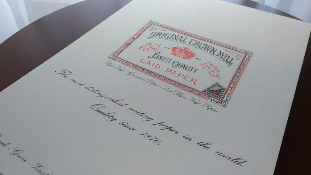 Original Crown Mill - Writing Pad