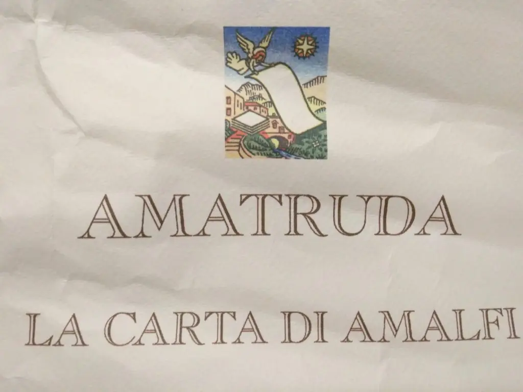 AMATURDA LA CARTA DI AMALFI