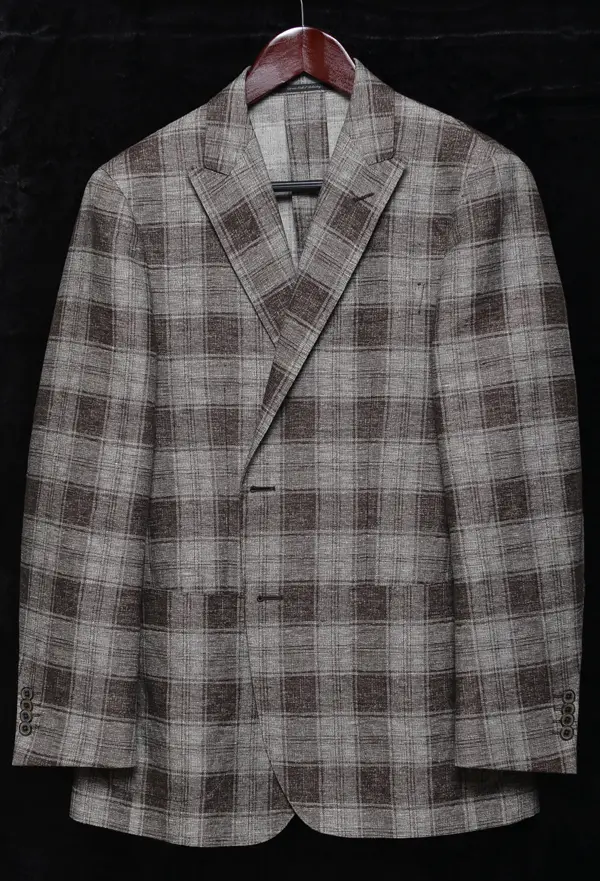 united arrows check jacket01